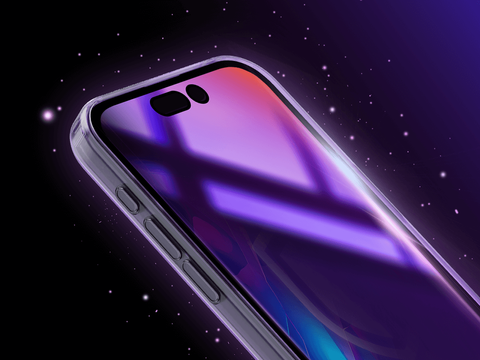 Privacy-Hartglas für Apple iPhone 16 – 3mk Rainbow Privacy