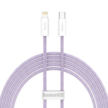 Kabel USB-C do Lightning Baseus Dynamic Series, 20W, 2m (fioletowy)