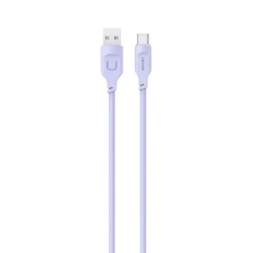 Kabel USMAS USB-C PD Fast Charging 1.2m purpurowy