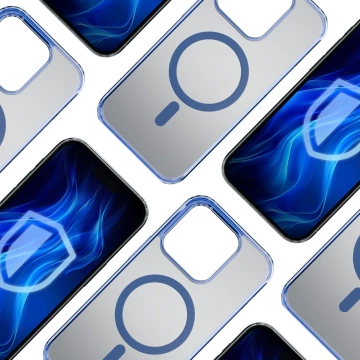 Etui für Apple iPhone 13 Pro Max 3mk Frosty MagCase Blau