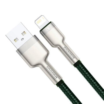 Baseus Cafule USB-auf-Lightning-Kabel, 2,4 A, 2 m (grün)