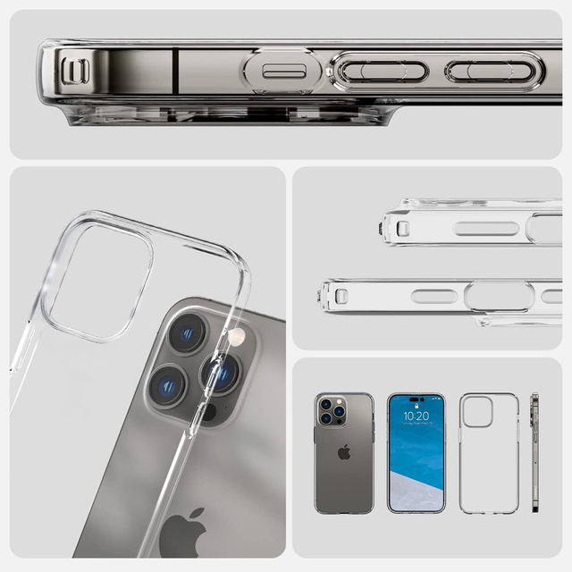 Etui Spigen Liquid Crystal do Apple iPhone 14 Pro Max Crystal Clear