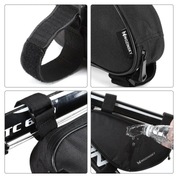 Wozinsky Fahrradrahmentasche 1,5 l schwarz (WBB11BK)