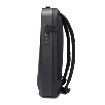 Bange wasserdichter Rucksack für 15,6-Zoll-Laptop, Stadtreisender, 45 x 30 x 16 cm, für Arbeit, Flugzeug, Herren, Damen, mit USB-Anschluss Schwarz