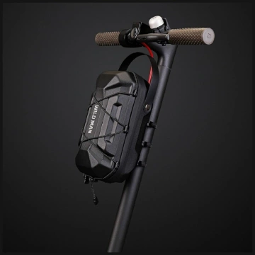 WILDMAN GD6X Plus 3L Scooter Case Rahmentasche Schwarz PU EVA