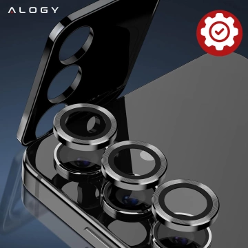 Alogy Glass Pack 3x Gehärtetes Glas für den Bildschirm 9h Glas für das Objektiv für Apple iPhone 14 Pro