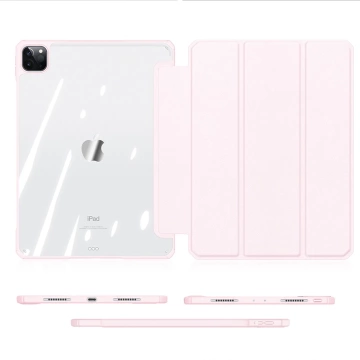 Dux Ducis Copa Hülle für iPad Pro 11 '' 2020 / iPad Pro 11 '' 2018 / iPad Pro 11 '' 2021 Smart Cover mit Ständer Pink