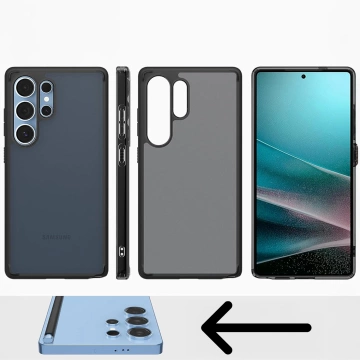 Samsung Galaxy S25 Ultra Spigen Ultra Hybrid Case Cover Frostschwarz