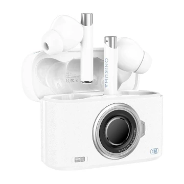 ONIKUMA T18 Bluetooth In-Ear-Kopfhörer Weiß