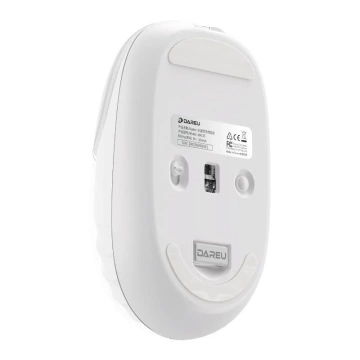 Dareu LM135D Kabellose Maus, 1200 DPI, 2,4&nbsp;G, Bluetooth, Weiß