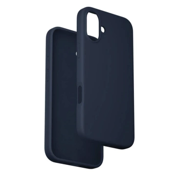 iPhone 16 Plus Vention MagSafe Silikonhülle, Blau, Marineblau