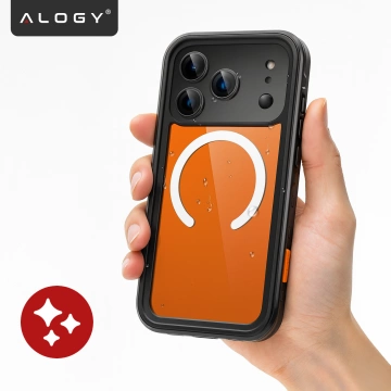 Alogy HydroArmor™ IP68 Hülle für Apple iPhone 17 Pro 6,3" - Schwarz