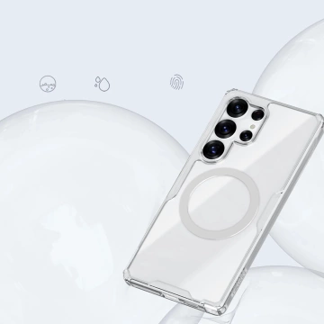 Hülle für Samsung Galaxy S25 Ultra Nillkin TPU Pro MagSafe Weiß