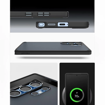 Samsung Galaxy S25 Ultra Spigen Ultra Hybrid Case Cover Frostschwarz