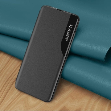 Eco Leather View Case elegantes Flipcover mit Standfunktion für Samsung Galaxy S22 (S22 Plus) rot
