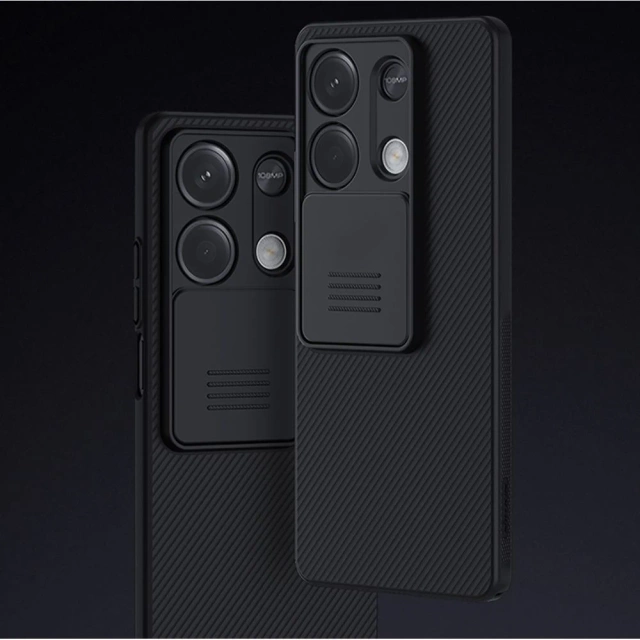 Etui Nillkin Camshield für Xiaomi Redmi Note 13 5G Schwarz