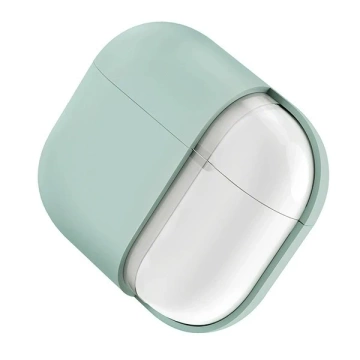 Schutzhülle für UNIQ Kopfhörer Cover Lino AirPods Pro 2 gen Silikon mint/mintgrün
