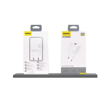 Dudao A23 2,4A USB-A Wandladegerät | Schnellladen | Weiß