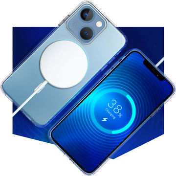 Etui wzmocnione ochronne 3mk MagCase clear case do MagSafe do Apple iPhone 14