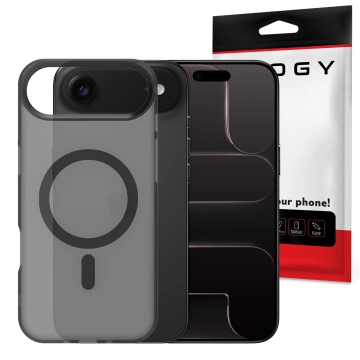 Apple iPhone 17 Air Hülle – Matte MagSafe-Hülle mit Linsenschutz, schlank und kratzfest, perfekte Passform – Alogy Skinny MatteCase™ Schwarz