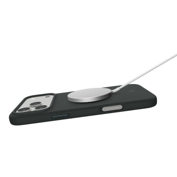 Etui Ochronne do iPhone 17 Pro Max Spigen Silicone Fit Mag MagSafe Abyss Green