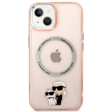 Etui Karl Lagerfeld KLHMP14MHNKCIP do iPhone 14 Plus 6,7" hardcase Iconic Karl&Choupette Magsafe