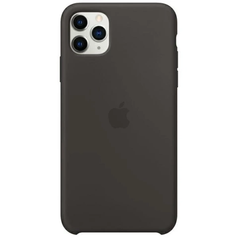 Oryginalne Etui ochronne na telefon Apple MX002ZE/A do Apple iPhone 11 Pro Max czarny/black Kryt pro Silicone Case