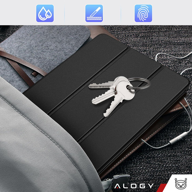 Etui do Lenovo Tab K11 / K11E 11” M11 10.95" TB330FU / TB330XU / TB331FC Book Case Cover z klapką obudowa futerał pokrowiec Alogy Czarne