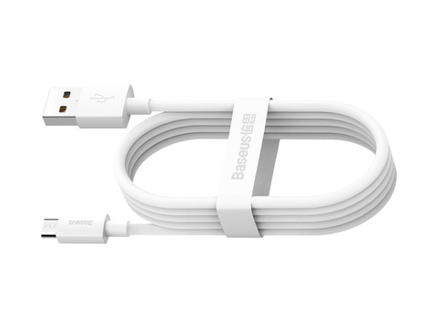 1,5 m Baseus-Kabel x2 USB-Kabel - Micro-USB 2.1A Weiß
