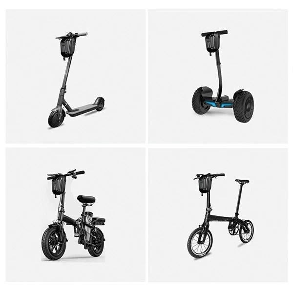 Torba na hulajnogę WILDMAN TS9 2,5L Czarna Sakwa na kierownicę PU EVA