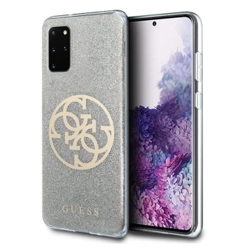 Etui Guess GUHCS67PCUGLLG für Galaxy S20 Plus G985 Hartschale Glitter 4G Circle Logo
