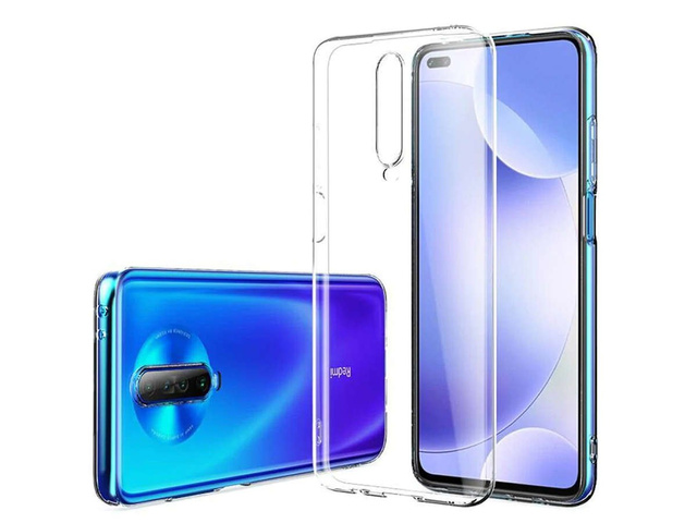 Etui obudowa case do Xiaomi Redmi K30/ Poco X2 silikonowe przezroczyste + Szkło Alogy