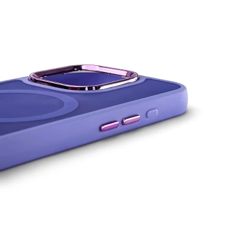 Etui Wozinsky MagSafe do Samsung Galaxy S25 Magnetic Case Fioletowe