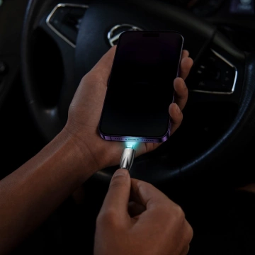 Baseus Glimmer Series Kabel USB-A - Lightning 480Mb/s 2.4A 1m czarny