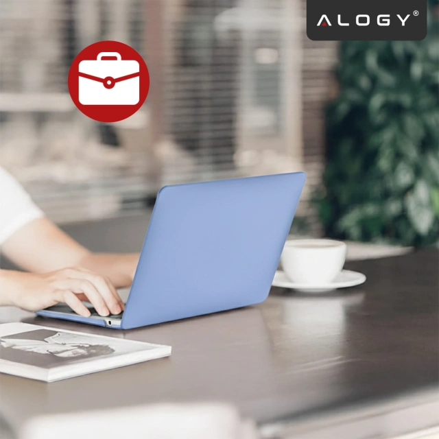 Etui do Apple Macbook Air 13.6 2022-2025 (M2/M3/M4) – elastyczna, matowa obudowa ochronna, lekka i odporna – Alogy AirGuard™ Lawendowy