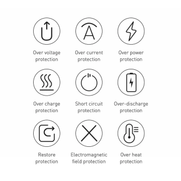 Powerbank mit Display Baseus Bipow 10000mAh 15W weiß (Overseas Edition) USB-A - Micro USB Kabel 0,25m weiß (PPBD050002)