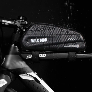 WILDMAN EX Fahrrad Rahmenkoffer/Gepäckträger Fahrradhalter schwarz/schwarz