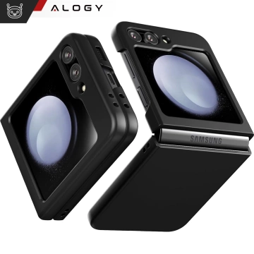 Hülle für Samsung Galaxy Z Flip 6 Alogy Thin Case Schutzhülle mattschwarz