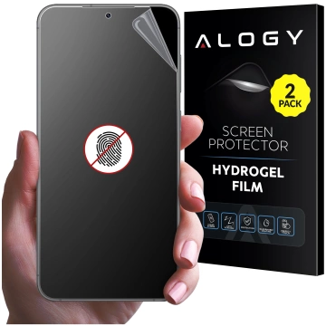 2x „MATTE“ Folie für Samsung Galaxy S23 Hydrogel Alogy HydroSkin Matte Pro™ Display für „FINGERPRINT FREE“ Hülle