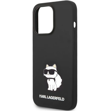 Etui Karl Lagerfeld KLHMP14LSNCHBCK für iPhone 14 Pro 6,1" Hardcase Silikon Choupette MagSafe