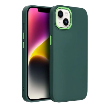 Etui obudowa ochronna Futerał FRAME do iPhone 15 Plus zielony