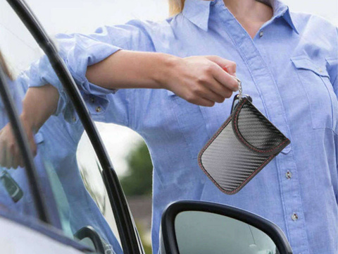 Anti-Diebstahl-Etui x2 für Schlüssel Alogy Abdeckung blockiert das Signal 14x9,5cm