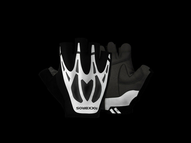 Rękawiczki rowerowe na rower bez palców M RockBros S227BK-M