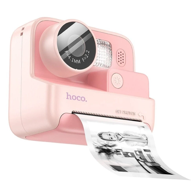 HOCO Kinderkamera mit Drucker DV200 Pink