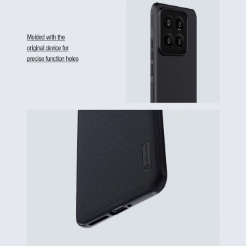 Nillkin Super Frosted Shield Pro Magnetische Hülle für Xiaomi 14 Pro – Schwarz