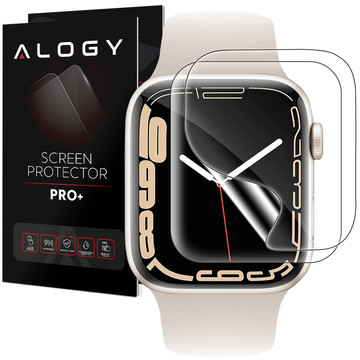 2x Hydrogel Alogy Hydrogel Schutzfolie für Smartwatch für Apple Watch 3 (38mm)