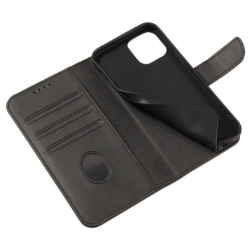 Magnet Case elegante Hülle Flip Cover für Samsung Galaxy M53 5G schwarz