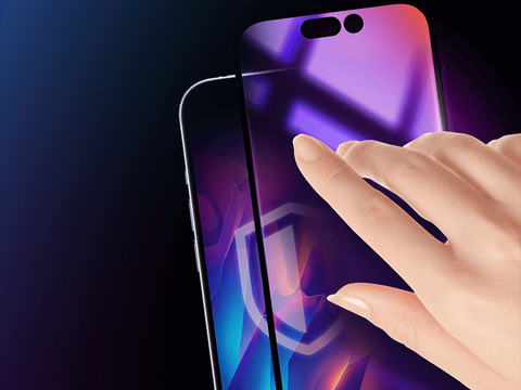 Prywatyzujące szkło hartowane do Apple iPhone 16 - 3mk Rainbow Privacy