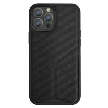 UNIQ-Hülle Transforma iPhone 13 Pro / 13 6.1 "schwarz / ebenholzschwarz MagSafe