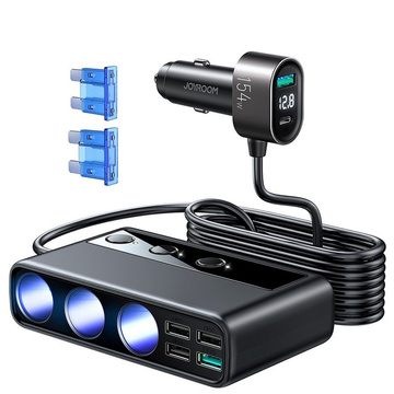 Autoladegerät PD 154W QC 3.0 Schwarz
